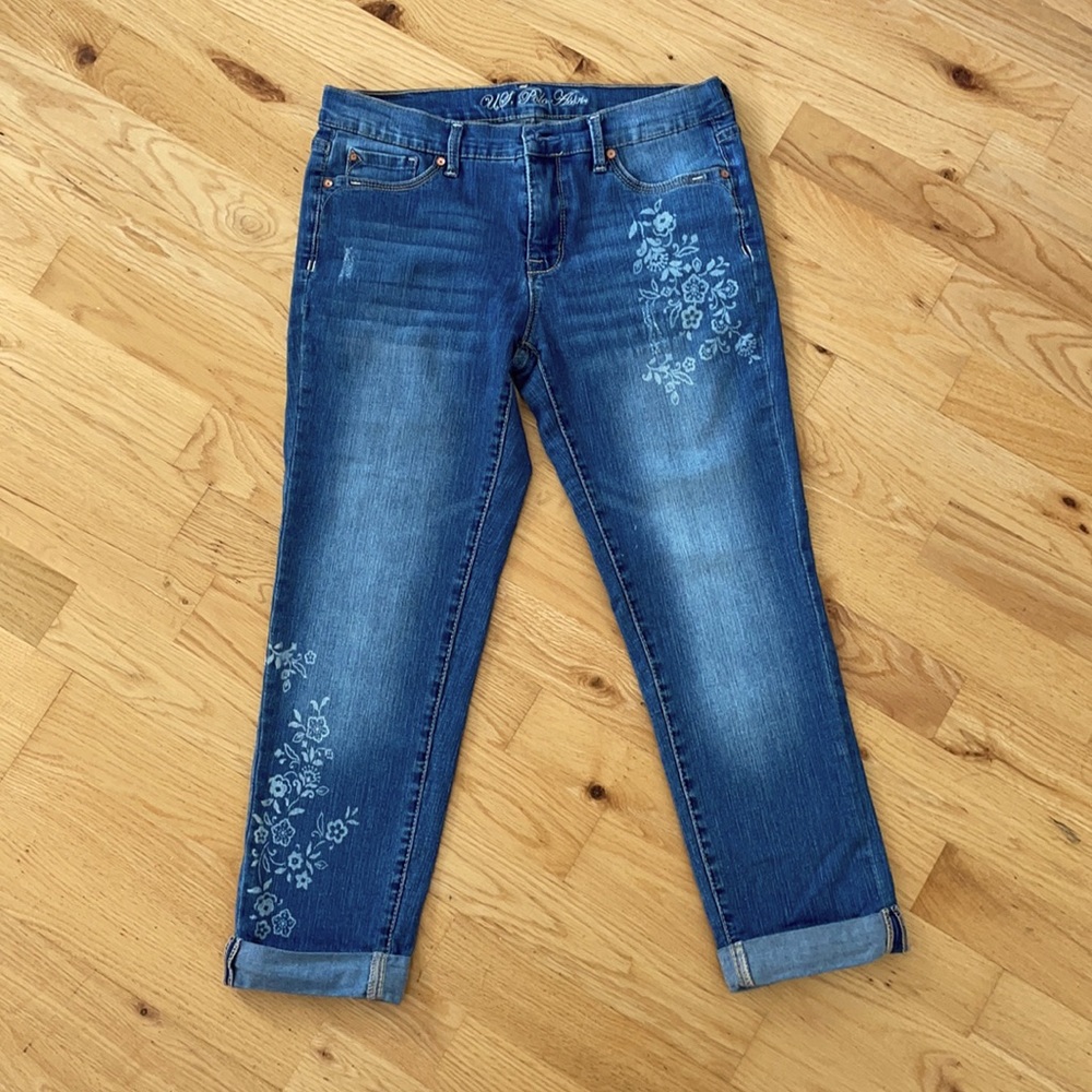US Polo Relaxed fit crop jeans
